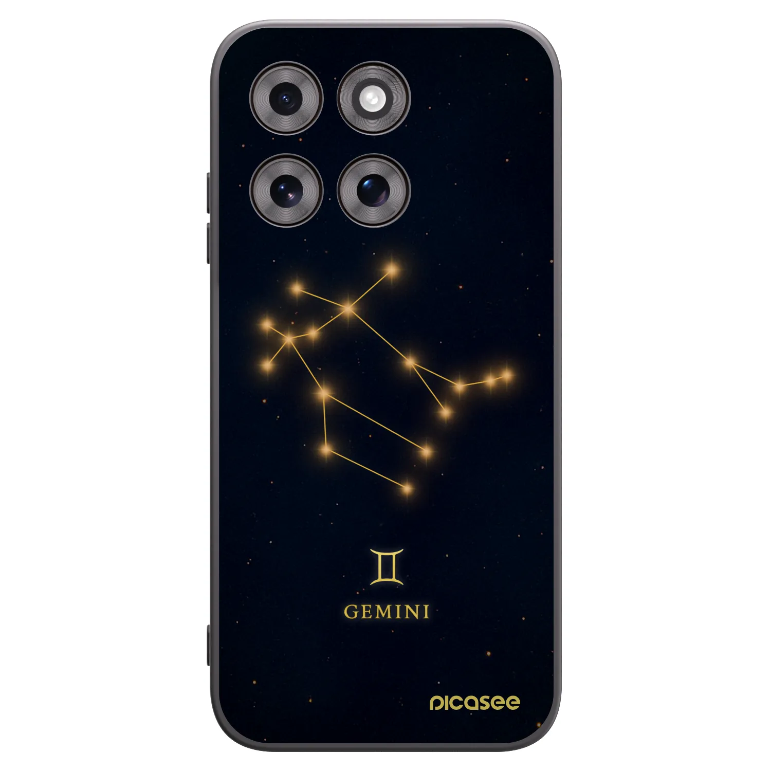 Picasee silikonski črni ovitek za Motorola Moto G77 - GEMINI