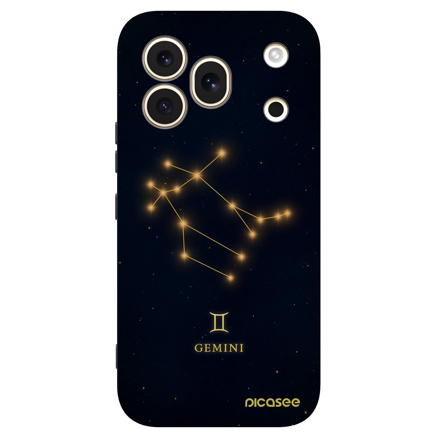 Picasee silikonski črni ovitek za Honor 600 Pro - GEMINI