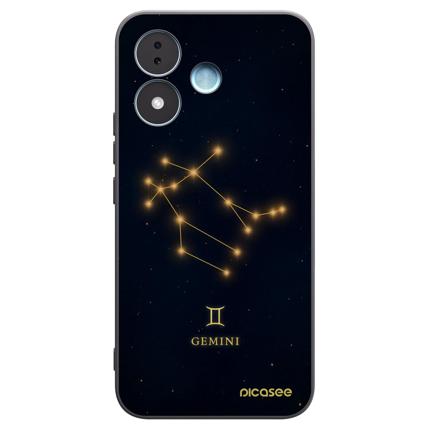 Picasee silikonski črni ovitek za Xiaomi Redmi Note 17 5G - GEMINI