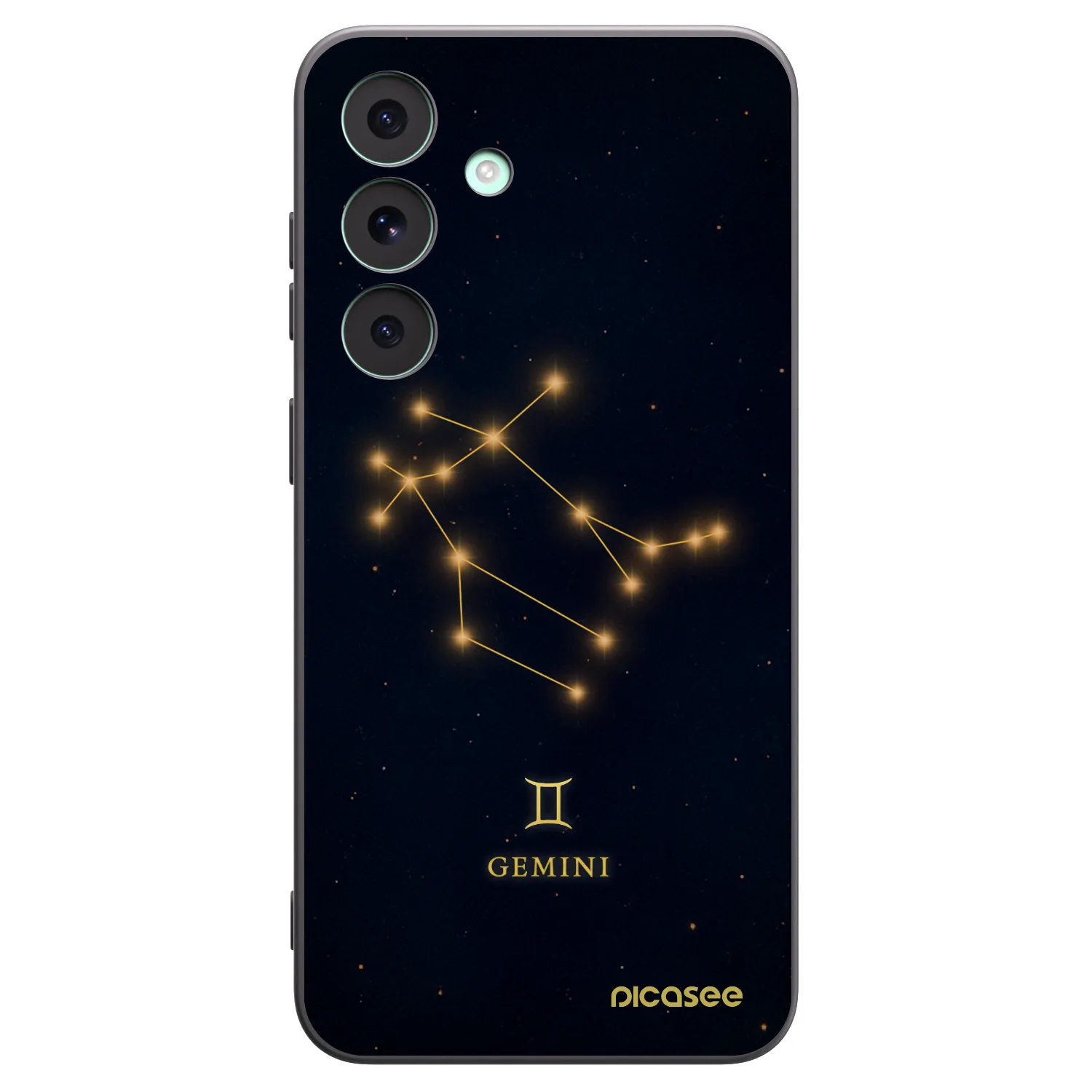 Picasee silikonski črni ovitek za Samsung Galaxy S26 FE - GEMINI