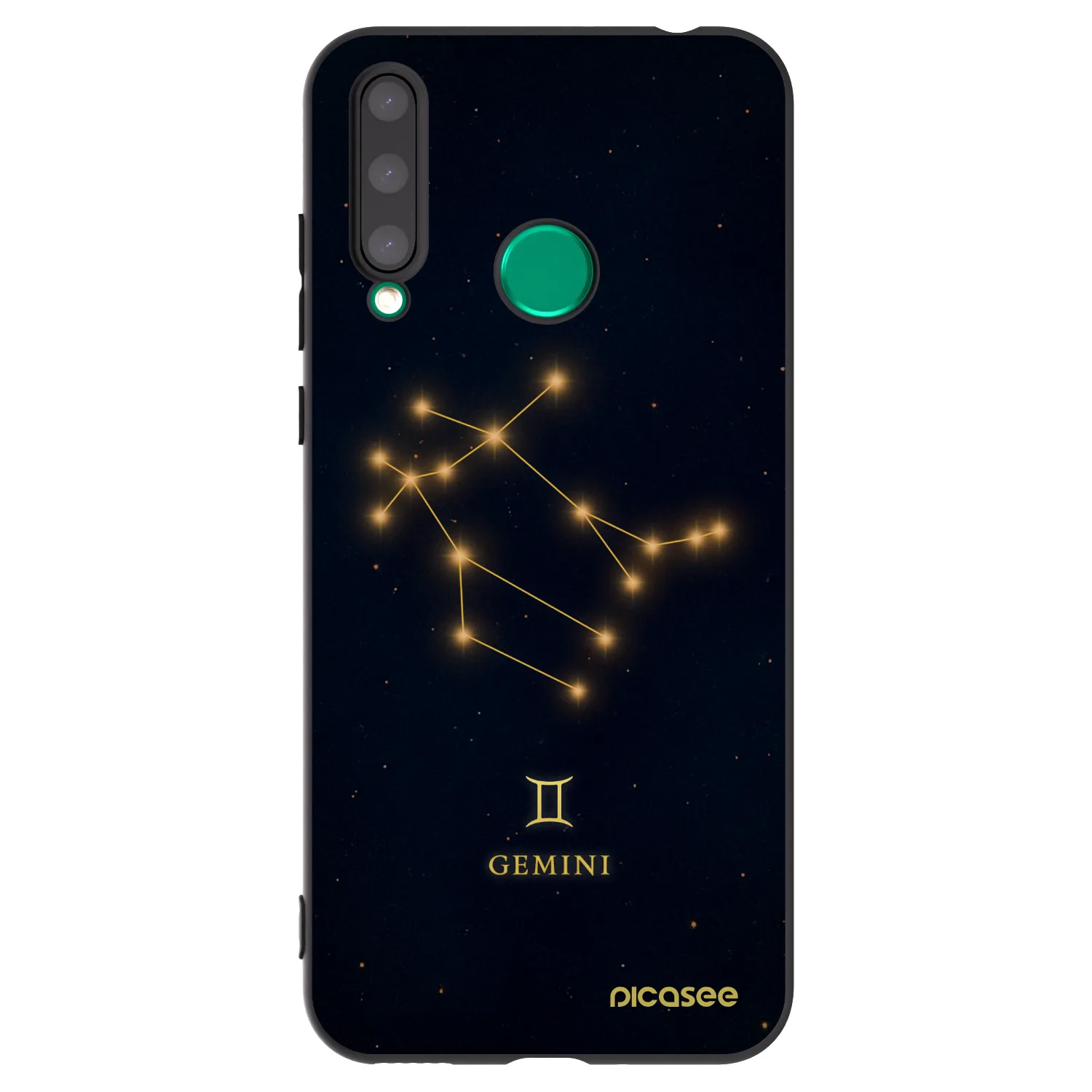 Picasee silikonski črni ovitek za Honor 20 Lite - GEMINI