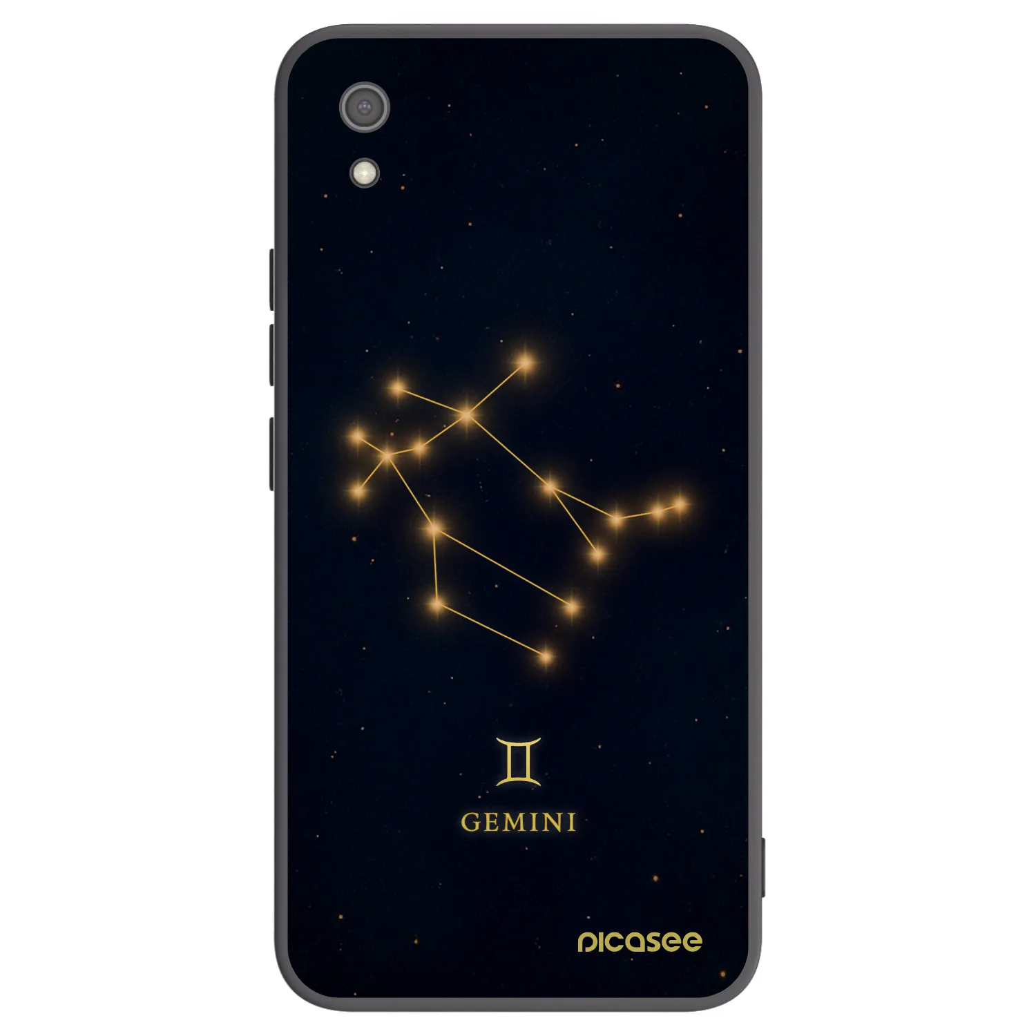 Picasee silikonski črni ovitek za Xiaomi Redmi 7A - GEMINI