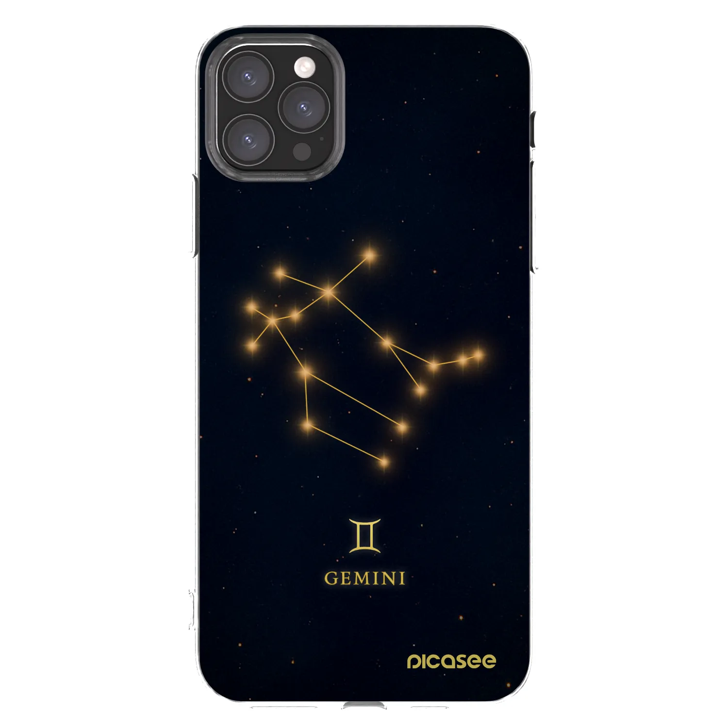 Picasee silikonski prozorni ovitek za Apple iPhone 11 Pro Max - GEMINI