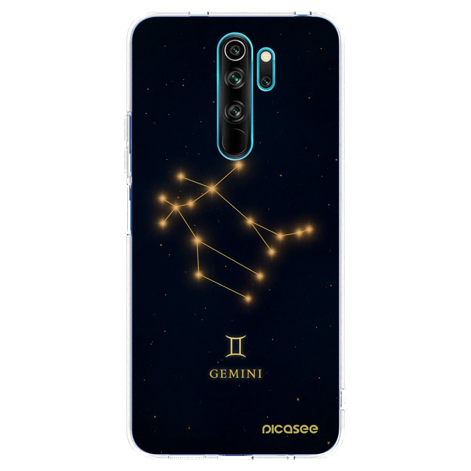 Picasee silikonski prozorni ovitek za Xiaomi Redmi Note 8 Pro - GEMINI