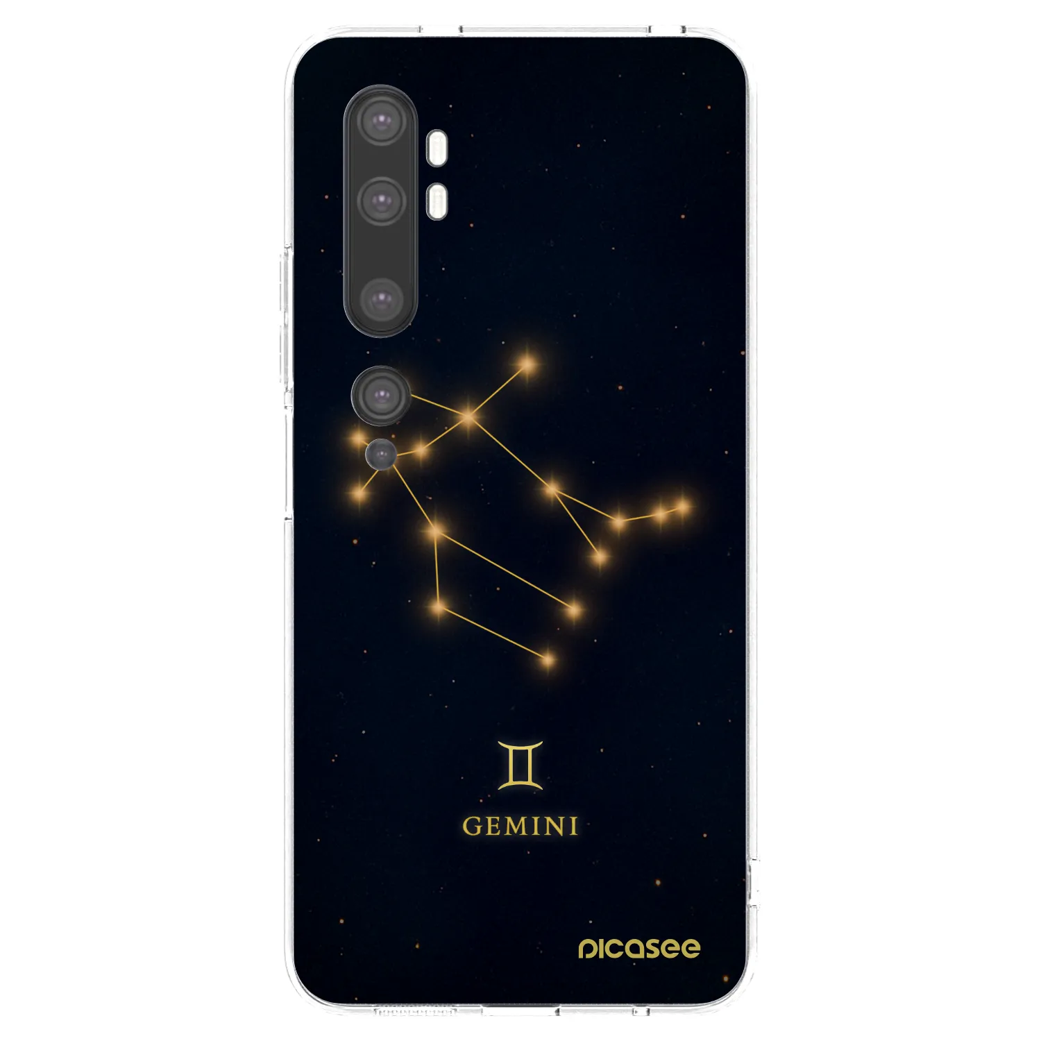 Picasee silikonski prozorni ovitek za Xiaomi Mi Note 10 (Pro) - GEMINI