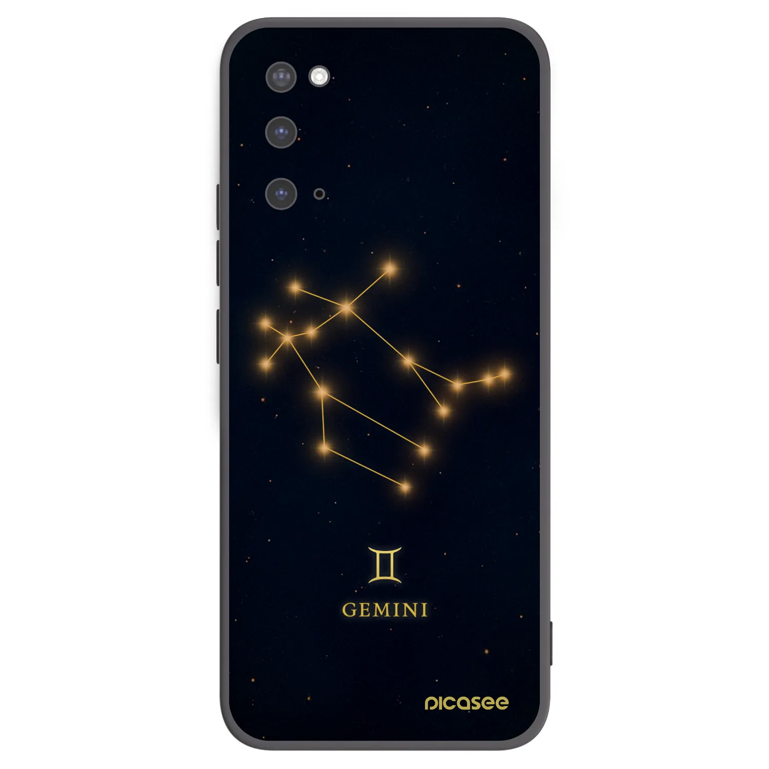 Picasee silikonski črni ovitek za Samsung Galaxy S20 G980F - GEMINI