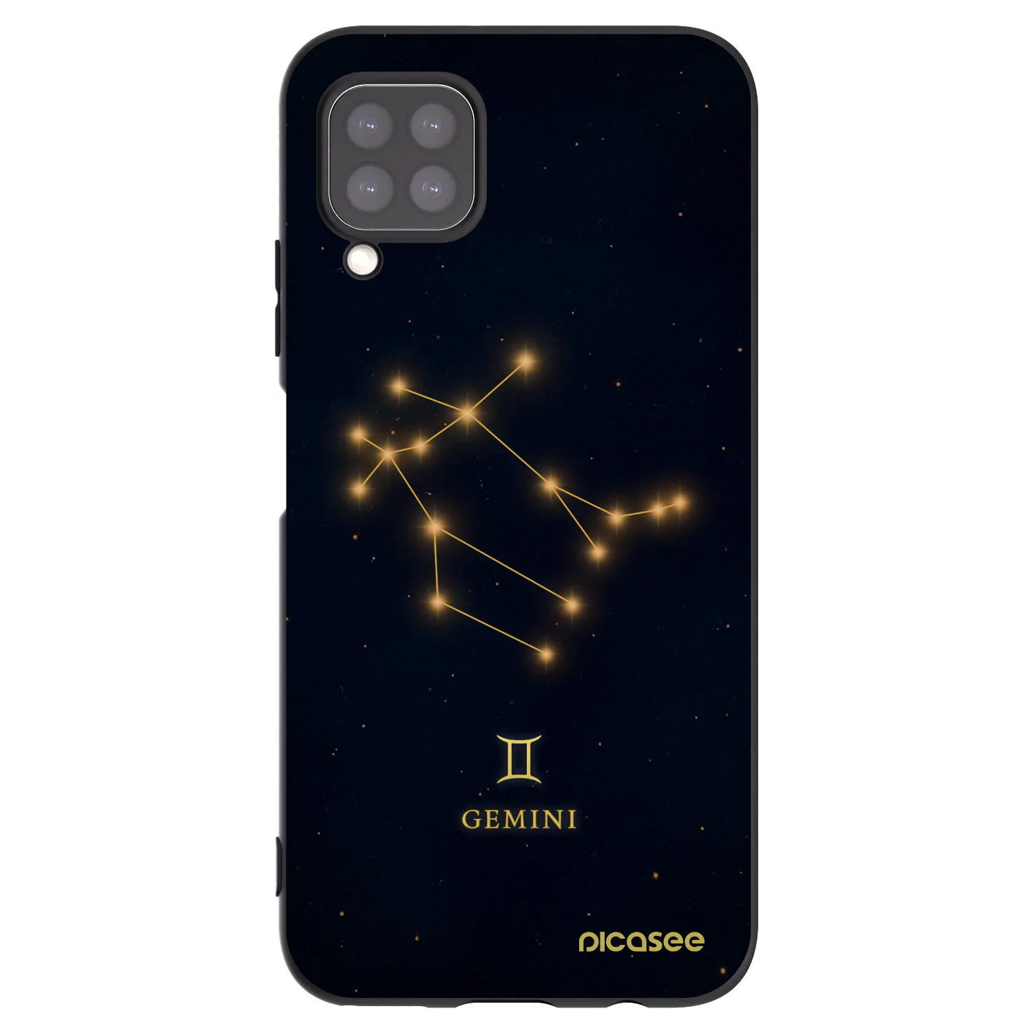 Picasee silikonski črni ovitek za Huawei P40 Lite - GEMINI