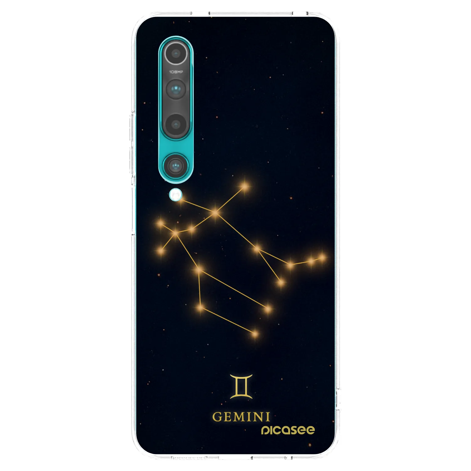Picasee silikonski prozorni ovitek za Xiaomi Mi 10 - GEMINI