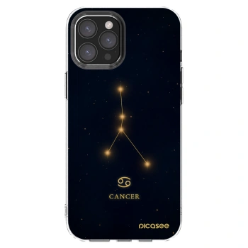 Picasee silikonski prozorni ovitek za Apple iPhone 12 Pro Max - CANCER