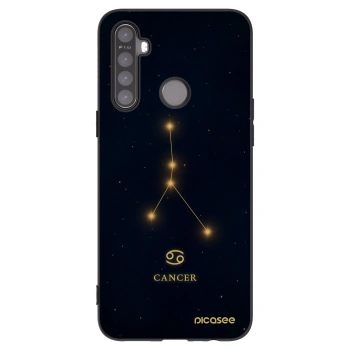 Picasee silikonski črni ovitek za Realme 6i - CANCER