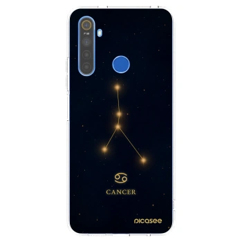 Picasee silikonski prozorni ovitek za Realme 5 - CANCER