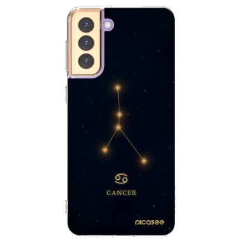 Picasee silikonski prozorni ovitek za Samsung Galaxy S21+ 5G G996F - CANCER