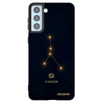 Picasee silikonski črni ovitek za Samsung Galaxy S21+ 5G G996F - CANCER