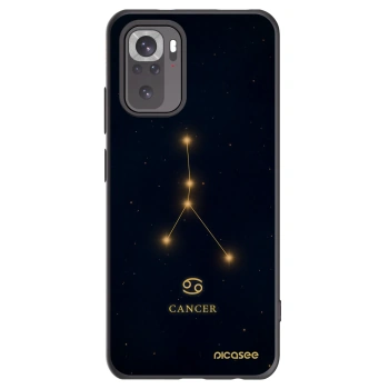 Picasee silikonski črni ovitek za Xiaomi Redmi Note 10 - CANCER