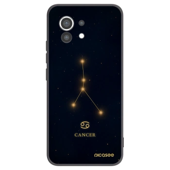 Picasee silikonski črni ovitek za Xiaomi Mi 11 - CANCER