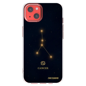 Picasee silikonski prozorni ovitek za Apple iPhone 13 - CANCER