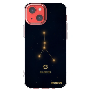 Picasee silikonski prozorni ovitek za Apple iPhone 13 mini - CANCER