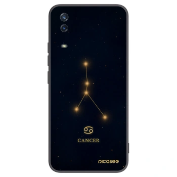 Picasee silikonski črni ovitek za Vivo Y11s - CANCER