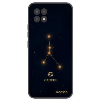 Picasee silikonski črni ovitek za Realme 8i - CANCER
