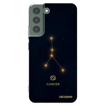 Picasee silikonski prozorni ovitek za Samsung Galaxy S22+ 5G - CANCER