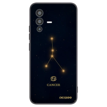 Picasee silikonski črni ovitek za Vivo V23 5G - CANCER