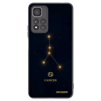 Picasee silikonski črni ovitek za Xiaomi Redmi Note 11 Pro+ 5G - CANCER