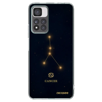 Picasee silikonski prozorni ovitek za Xiaomi Redmi Note 11 Pro+ 5G - CANCER