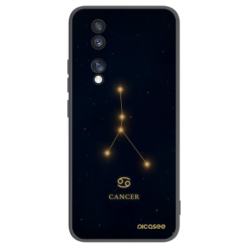 Picasee silikonski črni ovitek za Honor 70 - CANCER