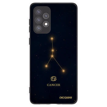 Picasee silikonski črni ovitek za Samsung Galaxy A73 5G - CANCER