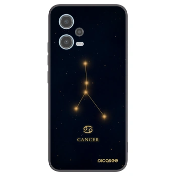 Picasee silikonski črni ovitek za Xiaomi Redmi Note 12 5G - CANCER