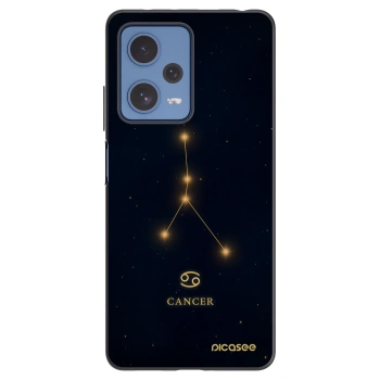 Picasee silikonski črni ovitek za Xiaomi Redmi Note 12 Pro 5G - CANCER