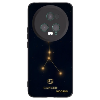 Picasee silikonski črni ovitek za Honor Magic5 Pro - CANCER