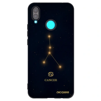 Picasee silikonski črni ovitek za Huawei Nova 3 - CANCER