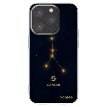 Picasee silikonski prozorni ovitek za Apple iPhone 15 Pro - CANCER