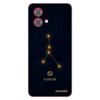 Picasee silikonski prozorni ovitek za Motorola Moto G84 5G - CANCER