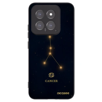 Picasee silikonski črni ovitek za Xiaomi 14 - CANCER