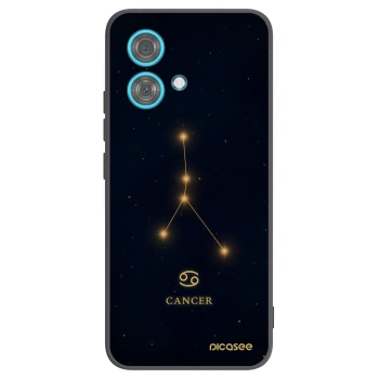 Picasee silikonski črni ovitek za Motorola Edge 40 Neo - CANCER