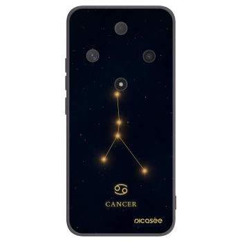 Picasee silikonski črni ovitek za Honor Magic6 Lite 5G - CANCER