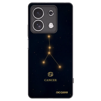 Picasee silikonski črni ovitek za Xiaomi Redmi Note 13 4G - CANCER