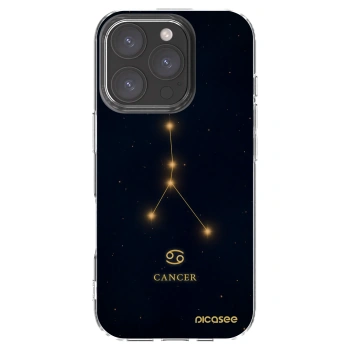 Picasee silikonski prozorni ovitek za Apple iPhone 16 Pro - CANCER