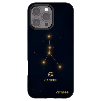 Picasee silikonski črni ovitek za Apple iPhone 16 Pro Max - CANCER