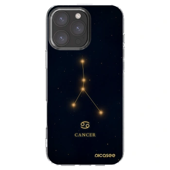 Picasee silikonski prozorni ovitek za Apple iPhone 16 Pro Max - CANCER