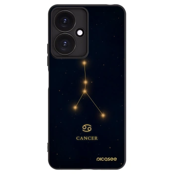 Picasee silikonski črni ovitek za Xiaomi Redmi 13C 5G - CANCER
