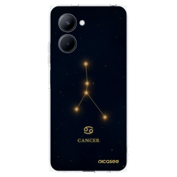 Picasee silikonski prozorni ovitek za Realme C33 (2023) - CANCER