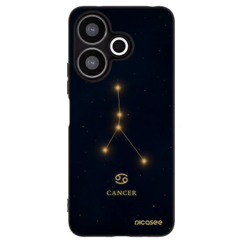 Picasee silikonski črni ovitek za Xiaomi Redmi 13 4G - CANCER