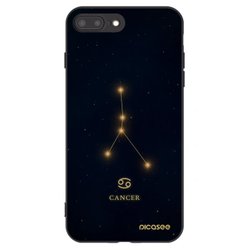 Picasee silikonski črni ovitek za Apple iPhone 7 Plus - CANCER