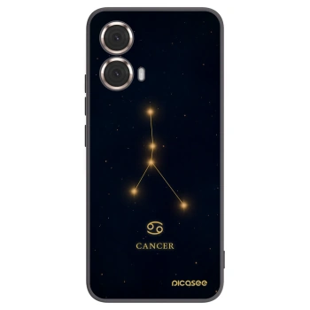 Picasee silikonski črni ovitek za Motorola Moto G85 - CANCER
