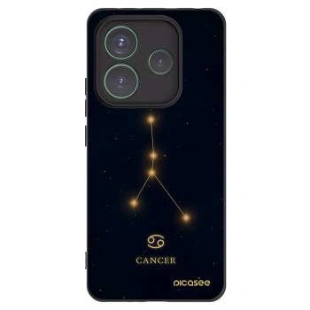 Picasee silikonski črni ovitek za Xiaomi Redmi Note 14 5G - CANCER