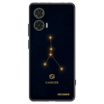 Picasee silikonski črni ovitek za Motorola Moto G35 5G - CANCER