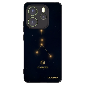Picasee silikonski črni ovitek za Xiaomi Redmi Note 14 4G - CANCER